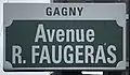 Avenue René-Faugeras à Gagny.