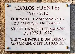 Plaque au no 20.