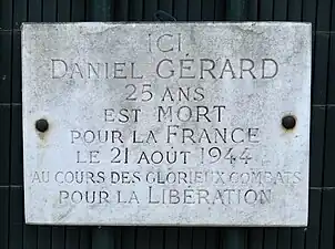 Plaque au no 37.