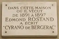 Plaque du no 2.