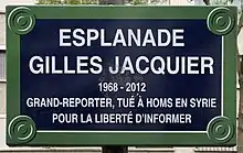 Voir la plaque.