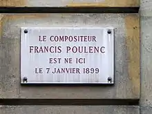 photo : Plaque commémorative