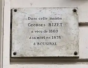 Plaque.