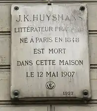 Plaque au no 31.