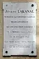 Plaque commémorative de Joseph Lakanal.