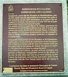 Kondiaronk et Callière