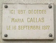 Plaque au no 36.