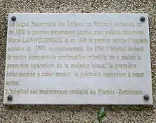 Plaque au no 127.