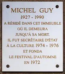 No 156 : Michel Guy.