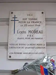 Plaque au no 97.