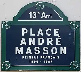 Voir la plaque.