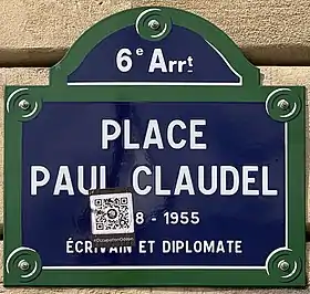 Voir la plaque.