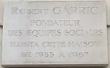 Plaque au no 28.