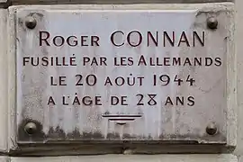 Au no 46 : le résistant Roger Connan.