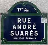 Voir la plaque.