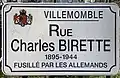 Rue Charles-Birette à Villemomble.