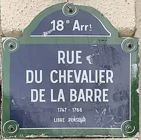 Voir la plaque.