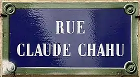 Voir la plaque.