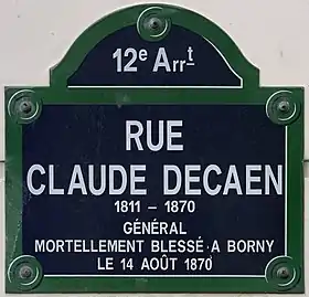 Voir la plaque.