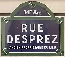 Voir la plaque.