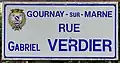 Rue Gabriel-Verdier à Gournay-sur-Marne.