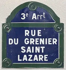 Voir la plaque.