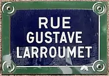 Voir la plaque.