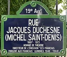 Voir la plaque.