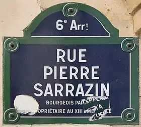 Voir la plaque.