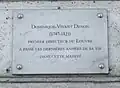 No 7 : plaque commémorative pour Dominique Vivant Denon.