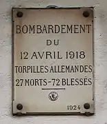 Plaque 12, rue de Rivoli à Paris.