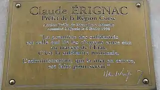 Plaque commémorativecliquez dessus pour agrandir