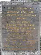 Plaque commémorative de l'usine de Saint Georges