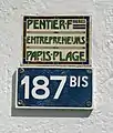 187 bis, rue de Londres.