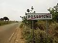 Les limites de la ville de Possotomè