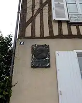 Plaque commémorative de la naissance du professeur Félix Lejars