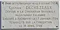 Plaque sur Maison natale de G. Dechézeaux.