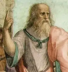 Platon, détail de la fresque L'École d'Athènes, 1509.