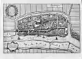 Plan de la ville au XVIIe siècle par J. Blaeu
