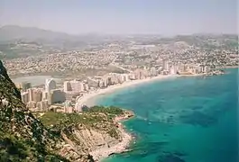 Plage à Calpe