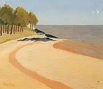 Playa de Atlántida, huile sur toile, 1938.