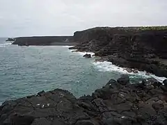 Vue du site depuis le Punta del Jurado.