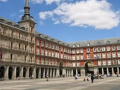 Plaza Mayor de Madrid reconstruite par Villanueva