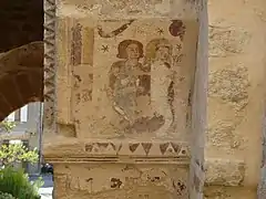 Vestige d'un enfeu de l'église Saint-Martin.