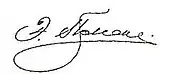 signature d'Édouard Pleske