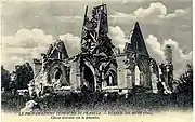 L'église en 1917.