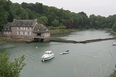 Le moulin Neuf, ancien moulin à marée.