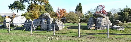 Photographie de l'allée couverte de Haut-Bézon