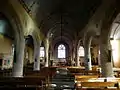 Intérieur de l'église.