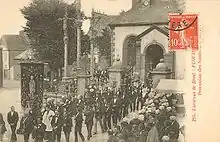 Ploudalmézeau : la procession des saints en 1908 2.